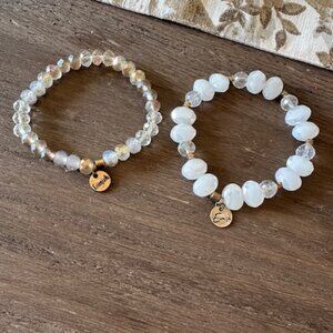 (2) Pretty Beaded Erimish Bracelets - New - price is for BOTH